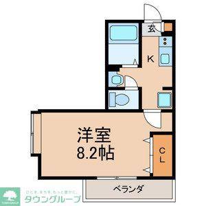 セレ新松戸(1K/3階)の間取り写真
