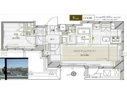 レガリス品川南大井II(1LDK/7階)の間取り写真