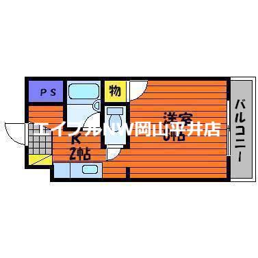 昭和ビル(1K/5階)の間取り写真