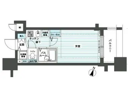 フェニックス代田橋(1K/3階)の間取り写真