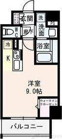 ラルーチェ北梅田(ワンルーム/2階)の間取り写真