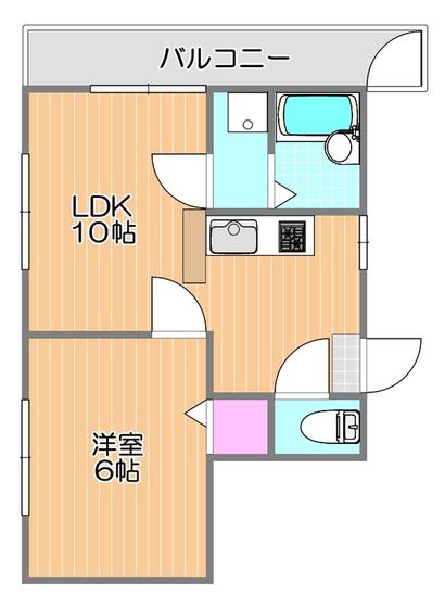 ハイム331(1LDK/3階)の間取り写真