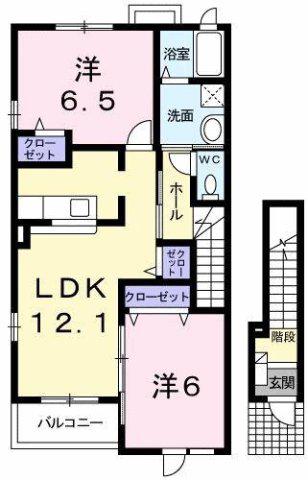 ACT5(2LDK/2階)の間取り写真