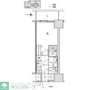S-RESIDENCE志賀本通DEARLY(1K/5階)の間取り写真