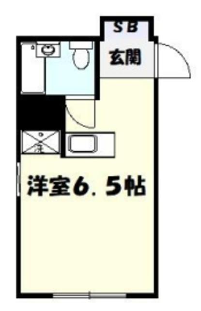 プラーズ生田(ワンルーム/3階)の間取り写真