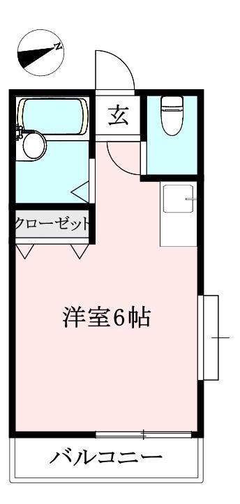 アイコート大泉学園(ワンルーム/3階)の間取り写真