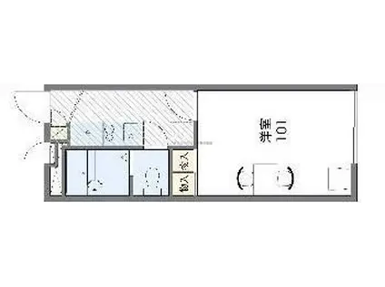 レオパレススピカ(1K/1階)の間取り写真