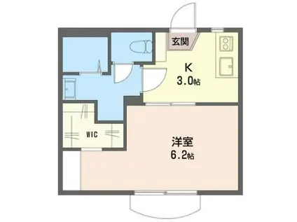 ノートルメゾン(1K/1階)の間取り写真