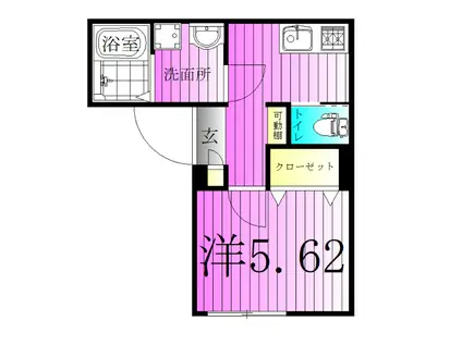 CFジオーレ町屋(1K/3階)の間取り写真