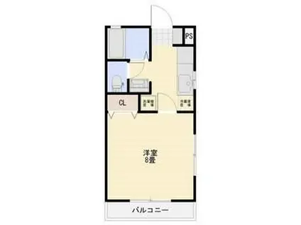 ガーデンT・N(1K/1階)の間取り写真