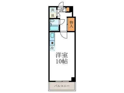 アンバサダ(ワンルーム/5階)の間取り写真