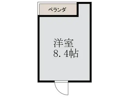 三興レジデンス(ワンルーム/3階)の間取り写真