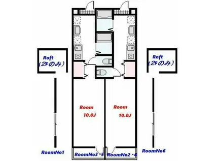 リオグランデ八広(ワンルーム/1階)の間取り写真