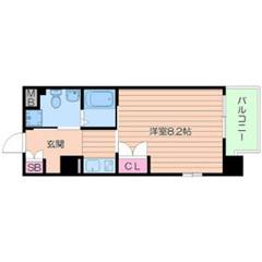 ORANGE T・SIDE(1K/6階)の間取り写真