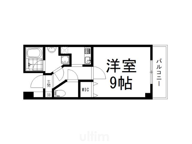 ルーミネス芦谷三番館(1K/3階)の間取り写真