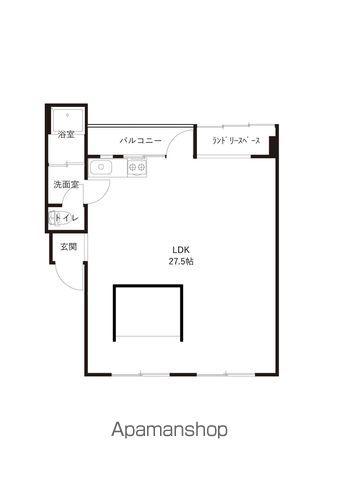 IDEAL サウス(ワンルーム/5階)の間取り写真