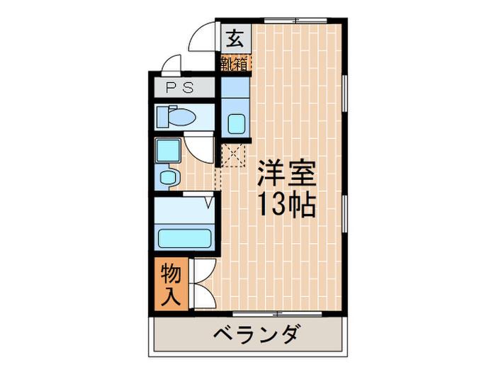 アルテミス大久保(ワンルーム/4階)の間取り写真