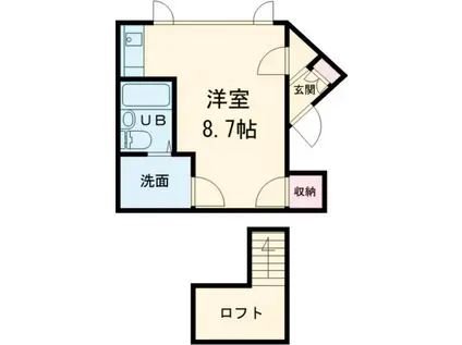 ア・シード・ナカミチ(ワンルーム/3階)の間取り写真
