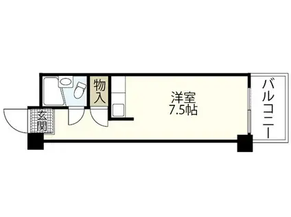 第3木下マンション(ワンルーム/4階)の間取り写真