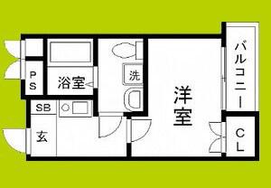 MY江之子島マンション(1K/3階)の間取り写真