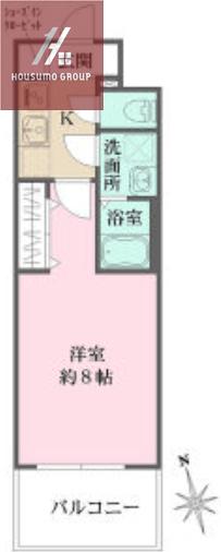 リヴェント玉造(1K/11階)の間取り写真