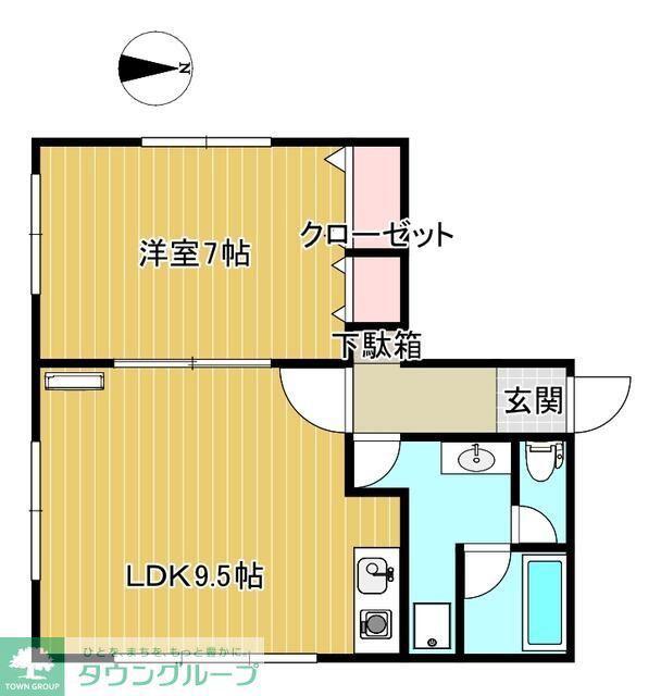 SS千葉(1LDK/3階)の間取り写真