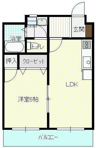 プレシャスライフ(1LDK/3階)の間取り写真