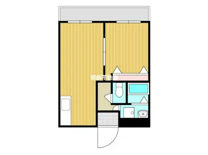 シーベル(1LDK/2階)の間取り写真