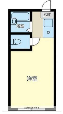 パレーシャル湘南館II(ワンルーム/1階)の間取り写真