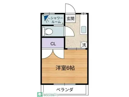 ダイワハイツ(1K/1階)の間取り写真