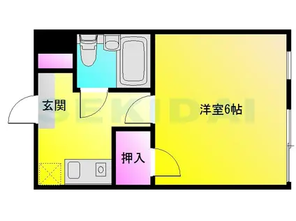 ディバージョン久宝寺(1K/3階)の間取り写真