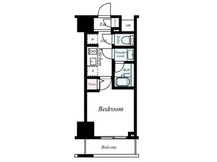 スパシエ・ジーベック亀戸(1K/5階)の間取り写真