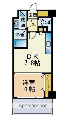 TAISHOKAN LA BALCONATA(1DK/5階)の間取り写真