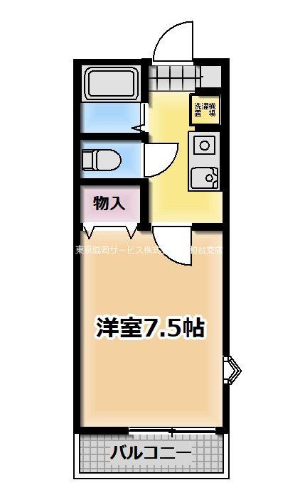 セジュール榎本(1K/1階)の間取り写真