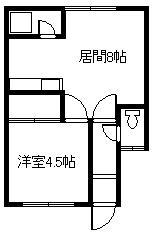 マイルーム8.5(1LDK/1階)の間取り写真