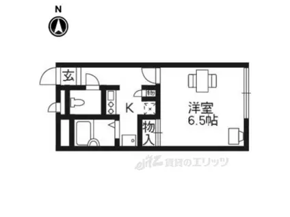 レオパレス壬生(1K/2階)の間取り写真