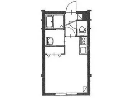MK01BASE(ワンルーム/4階)の間取り写真