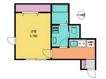 アソートボックス(1K/1階)の間取り写真