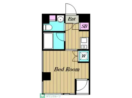 デュプレックス池袋(ワンルーム/2階)の間取り写真