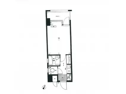 ピュアドームサクセス平尾(1K/3階)の間取り写真