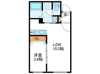 ASTAGE北9条 アステージ北9条(1LDK/5階)の間取り写真