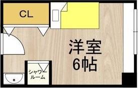 くずは寮(ワンルーム/2階)の間取り写真