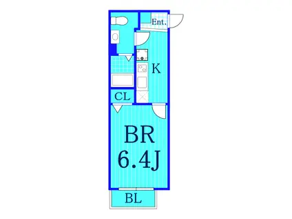 オークレール保土ヶ谷(1K/5階)の間取り写真