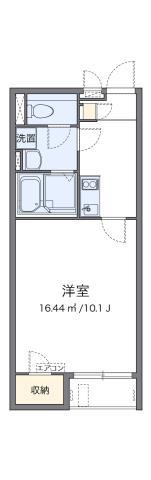 レオネクスト加納(1K/1階)の間取り写真