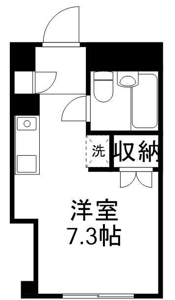プルミエール西荻(ワンルーム/2階)の間取り写真