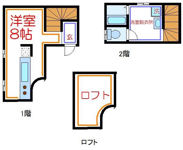 KANRA梅島(ワンルーム/1階)の間取り写真