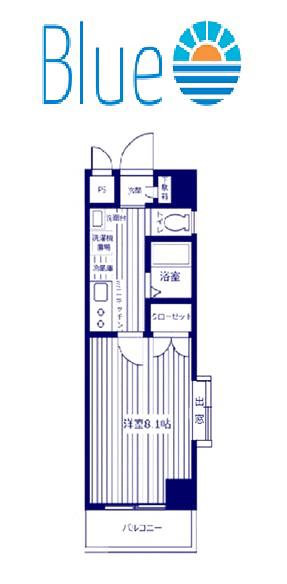 NOWA BLD.V(1K/5階)の間取り写真