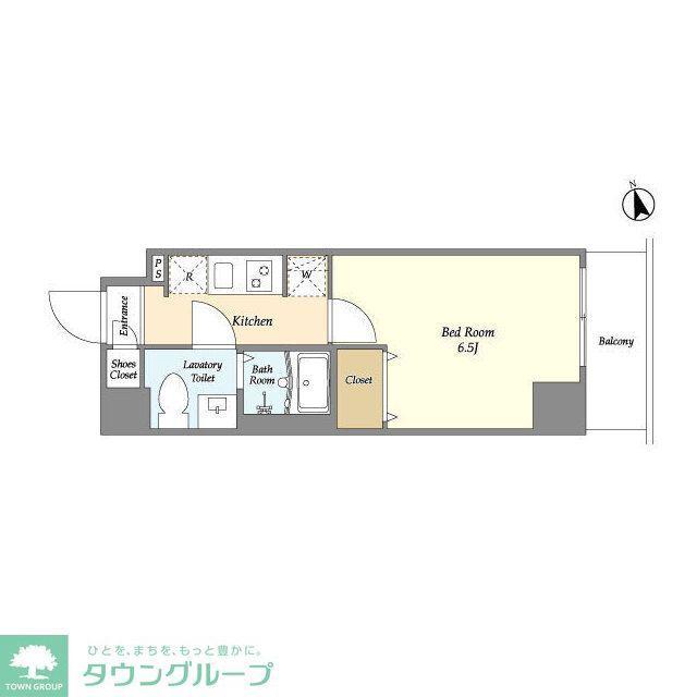 アルファコート西川口27(1K/11階)の間取り写真