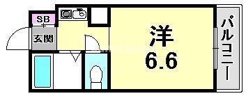 エトールVI(ワンルーム/3階)の間取り写真