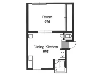 REGALO泉ヶ丘(1DK/3階)の間取り写真